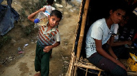 Thousands of Rohingya have fled into neighbouring Bangladesh to escape violence and persecution