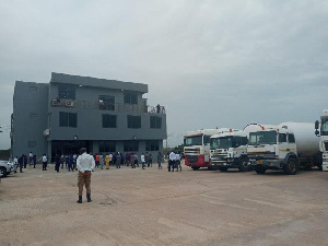 BRV parking terminal and resting Room for tanker drivers