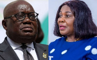 President Nana Addo Dankwa Akufo-Addo and Cecilia Abena Dapaah