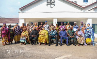 Samuel Abu Jinapor with the queen mothers