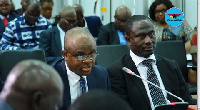 Officials from the energy sector answering questions asked by the committee