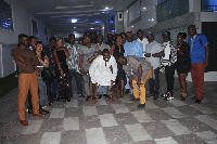 Kennedy Agyapong aka Kenpong in a group photograph with the celebs