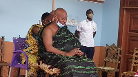 The Paramount Chief of Kenyase, Nana Osei Kofi Obiri