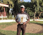 John Akoto Inkum with his trophy