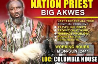 Kumawood actor, Big Akwes spotted as a fetish priest on a flyer that has gone viral on social media