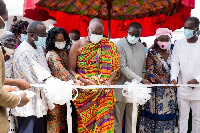 Nana Adjei Ayeh II with other dignitaries