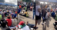 #EndSARS protesters at Lekki toll gate on Tuesday, October 20, 2020