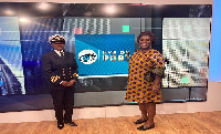 Country Inspector for the ITF, Capt. Catherine Haizel and Perpetual Osei-Bonsu on Eye on Port