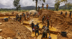 The government placed a ban on illegal mining in March 2017