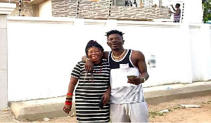 Shatta Wale and his mother