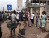 Long queues at ECG district office