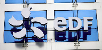 Logo of Electricite de France (EDF) on the facade of EDF's headquarters [REUTERS/Johanna Geron]