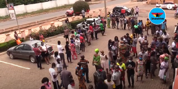 File photo: People readying to register for voters ID card