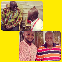 A photo of President Akufo-Addo, John Dramani Mahama and Yaw Ampofo Ankrah