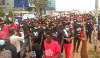 Sunyani demonstration