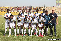 Richard Zuma handed Hearts of Oak a vital 3-2 win over Ebusua Dwarfs in the G8 tourney