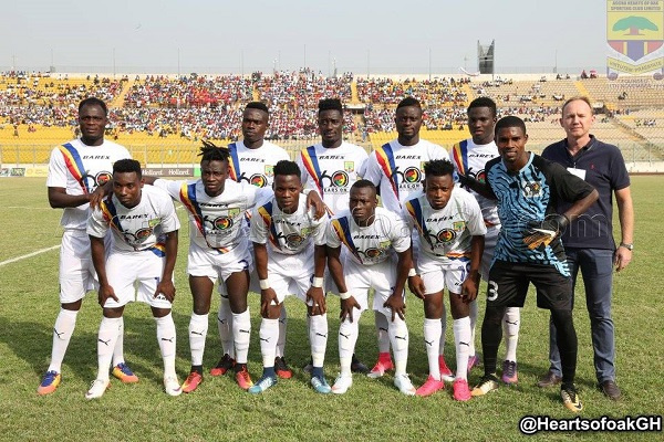 Richard Zuma handed Hearts of Oak a vital 3-2 win over Ebusua Dwarfs in the G8 tourney