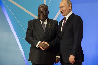 President Vladimir Putin and President Akufo-Addo