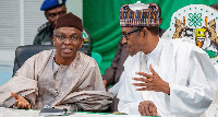 Di govnor of Kaduna State Nasir El-Rufai plus president Buhari