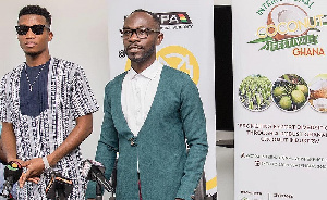 Kofi Kinaata and Okyeame Kwame, ambassadors for International Coconut Festival