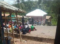 Some residents of the area have been rounded up by soldiers following the incident