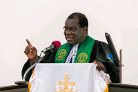 Moderator of the Presbyterian Church of Ghana, Rt. Rev. Prof Joseph Obiri Yeboah Mante