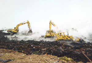 Excavator Fire 1