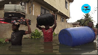 Several residents were displaced in the recent Weija floods