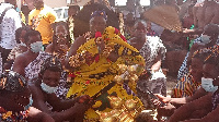 Chief of Nkwanta-Kese addressing the gathering