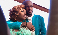 Nigerian singer 2baba Idibia and wife, Nollywood actress Annie Idibia