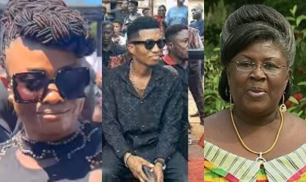 Diana Asamoah, Kofi Kinaata and the late Theresa Kufuor