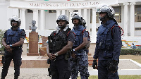 Some officers of the Ghana Police service