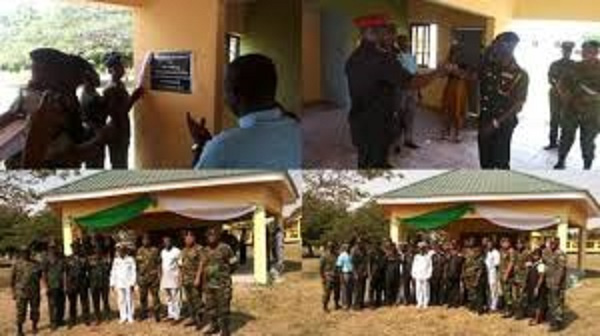 Ghana Armed Forces built a mechanised borehole at Dzorwulu Special School