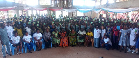 Some participant at the 2019 World Menstrual Day in Manya Krobo