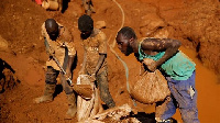 Galamsey operators at a concession