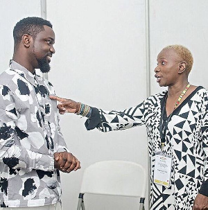 Sarkodie and Angelique Kidjo   Picture: Instagram