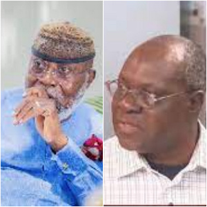 Nyaho Nyaho Tamakloe (left), Arthur Kennedy (right)