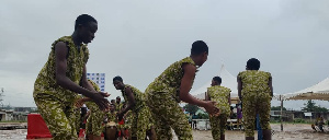 Cultural dancers dancing at the event