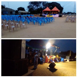 The two churches organised Easter Conventions outside with large numbers