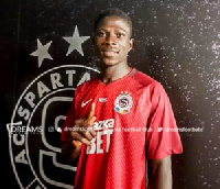 Sharani joined Sparta Praha from Dreams FC