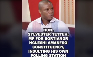 Sylvester Tetteh is heard on the audio saying a lot of vulgar things