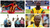 A photo of the four Ghanaian football stars who have written autobiography