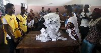 Vote are counted as the Beninese await the results of the election