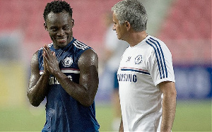 Michael Essien And Jose 