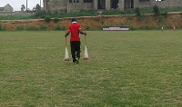 Troubled Kotoko coach David Duncan seen here at the Kotoko training grounds