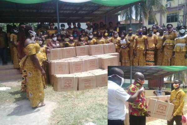 Ebenezer Kojo Kum sponsors 180 people to acquire dressmaking skills with the Association