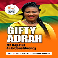 Aspiring Member of Parliament for the Anlo Constituency, Gifty Adrah