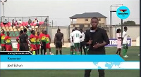 GhanaWeb's Joel Eshun covered the friendly game between the Ghana and Nigeria supporters