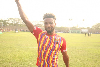 Hearts of Oak striker Bernard Arthur