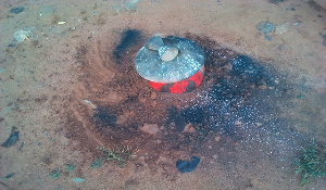 The strange pot on the school premises